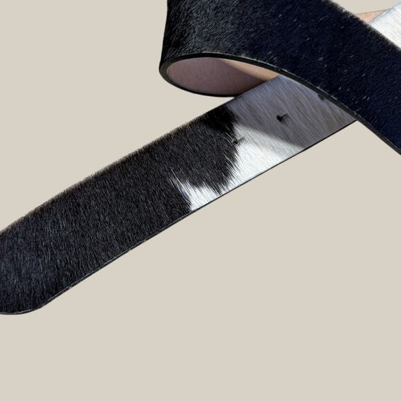 Streets Ahead vintage cowhide turquoise southwestern leather belt medium - Picture 4 of 10